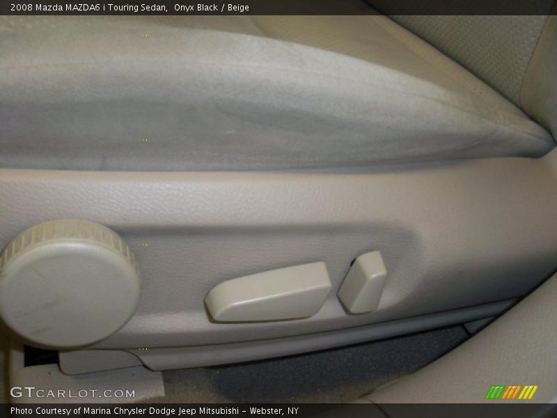 Onyx Black / Beige 2008 Mazda MAZDA6 i Touring Sedan