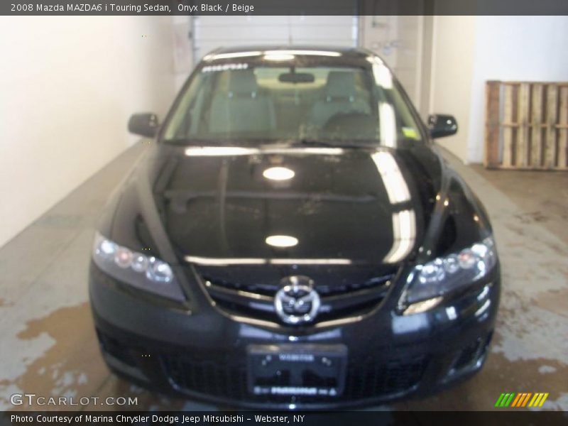 Onyx Black / Beige 2008 Mazda MAZDA6 i Touring Sedan