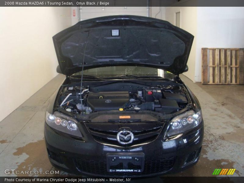 Onyx Black / Beige 2008 Mazda MAZDA6 i Touring Sedan