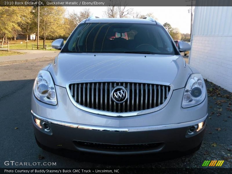 Quicksilver Metallic / Ebony/Ebony 2010 Buick Enclave CX