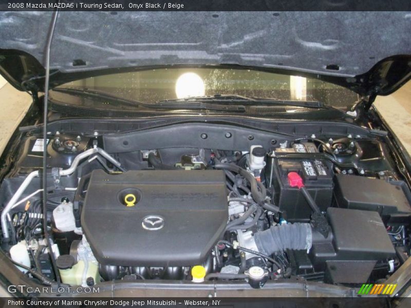 Onyx Black / Beige 2008 Mazda MAZDA6 i Touring Sedan