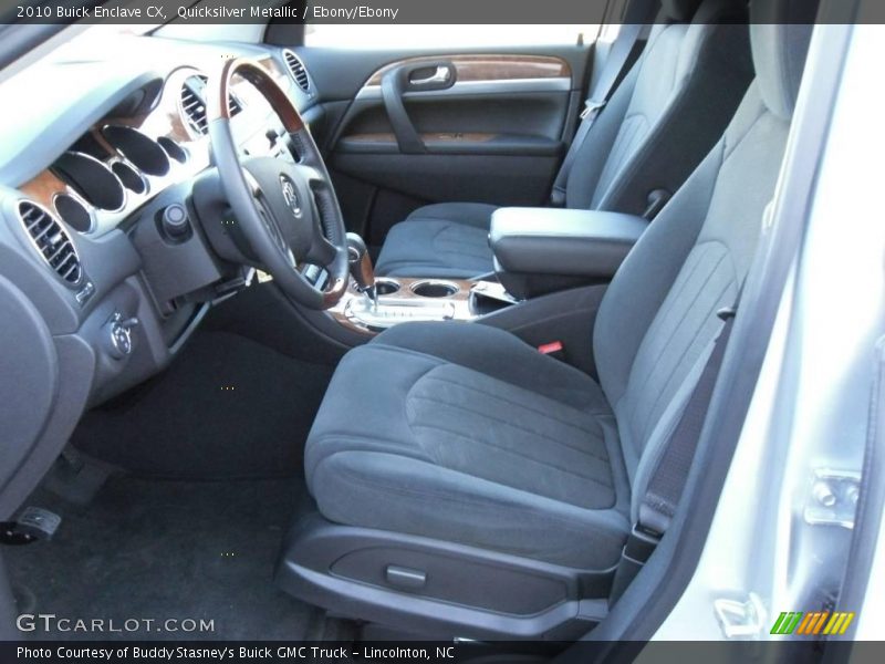 Quicksilver Metallic / Ebony/Ebony 2010 Buick Enclave CX