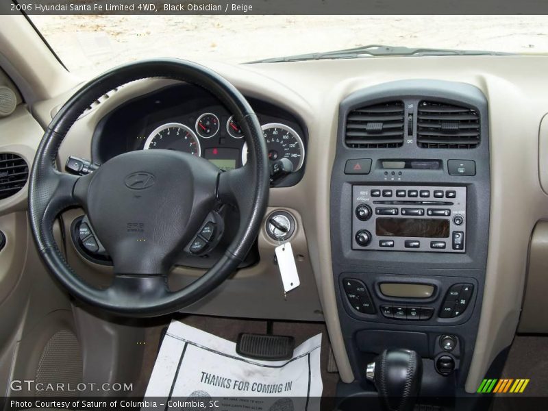 Black Obsidian / Beige 2006 Hyundai Santa Fe Limited 4WD