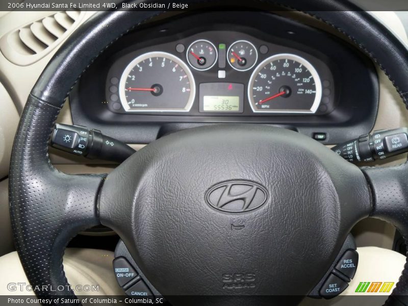 Black Obsidian / Beige 2006 Hyundai Santa Fe Limited 4WD