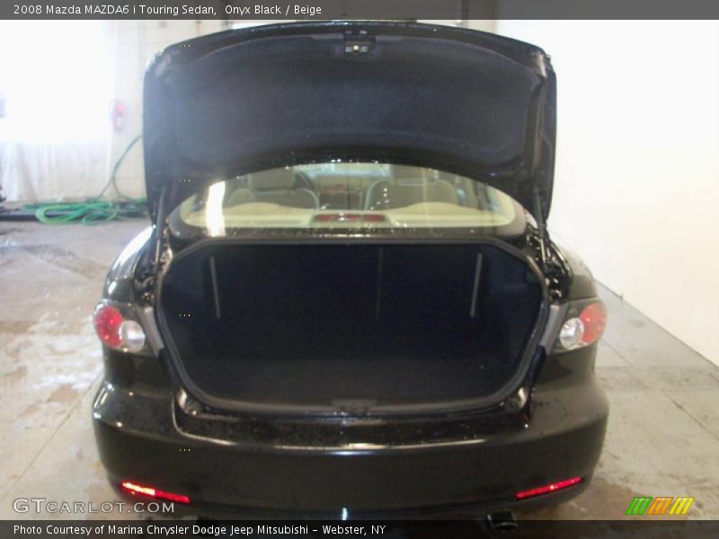 Onyx Black / Beige 2008 Mazda MAZDA6 i Touring Sedan
