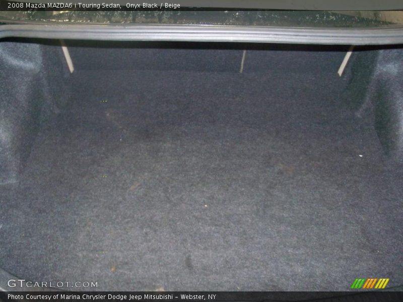 Onyx Black / Beige 2008 Mazda MAZDA6 i Touring Sedan