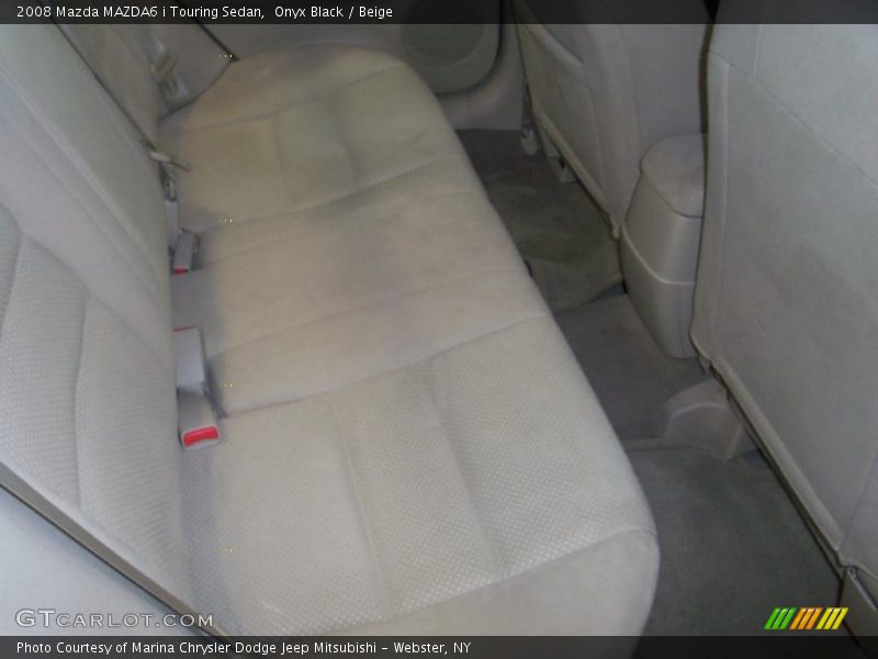 Onyx Black / Beige 2008 Mazda MAZDA6 i Touring Sedan