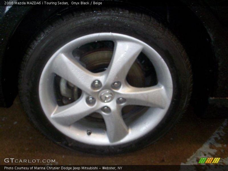 Onyx Black / Beige 2008 Mazda MAZDA6 i Touring Sedan