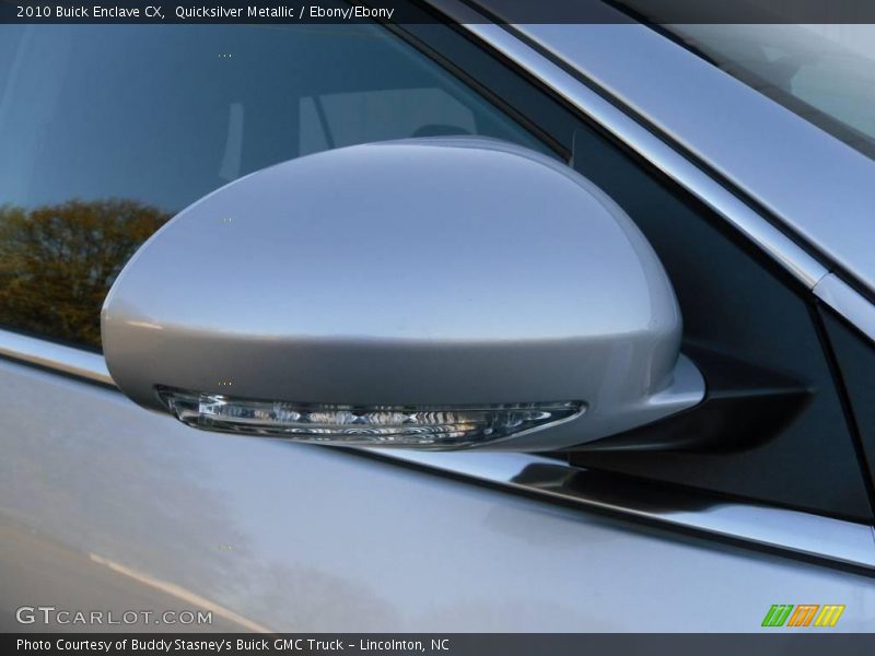 Quicksilver Metallic / Ebony/Ebony 2010 Buick Enclave CX
