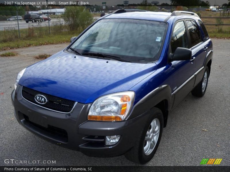 Smart Blue / Black 2007 Kia Sportage LX V6 4WD