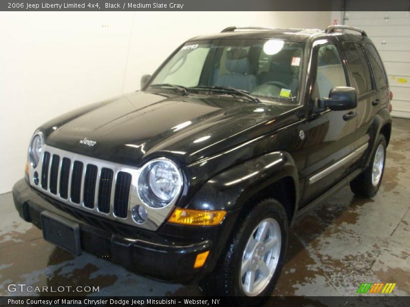 Black / Medium Slate Gray 2006 Jeep Liberty Limited 4x4
