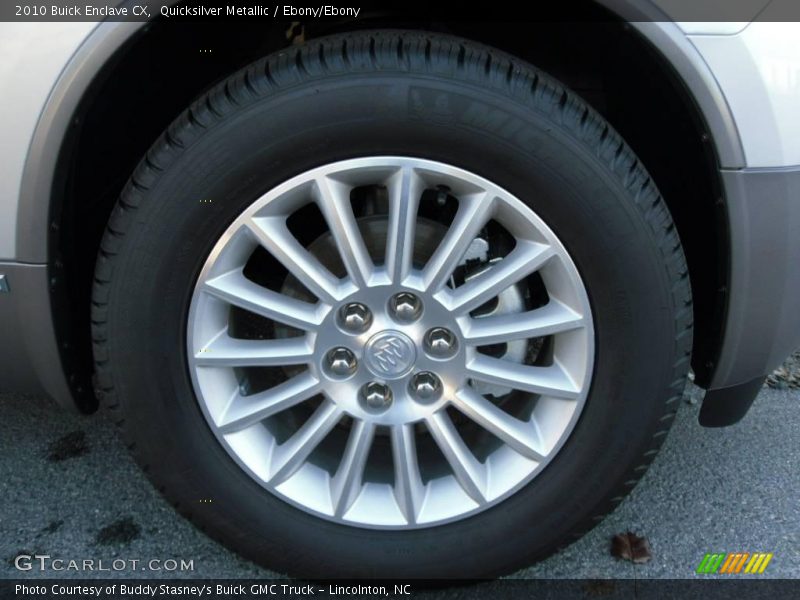 Quicksilver Metallic / Ebony/Ebony 2010 Buick Enclave CX