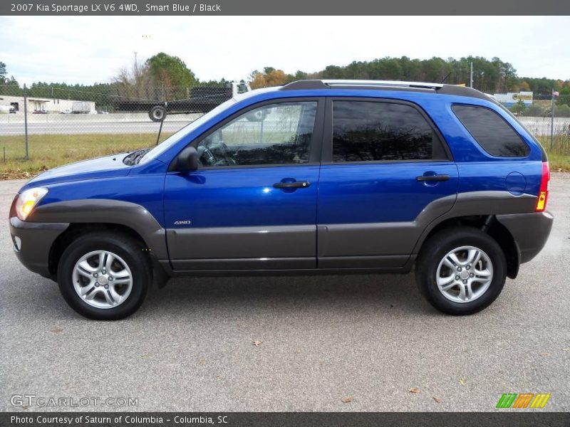 Smart Blue / Black 2007 Kia Sportage LX V6 4WD