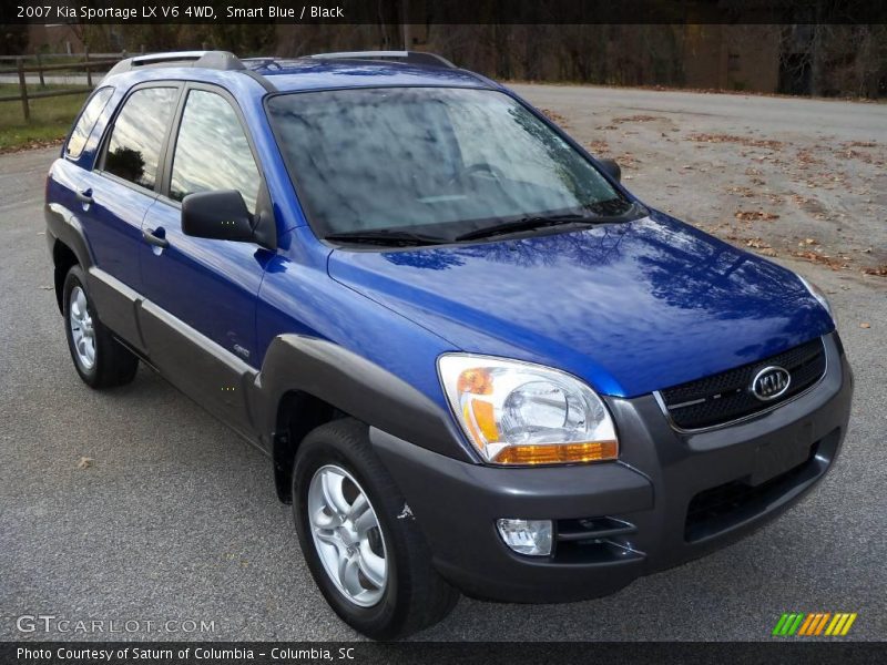 Smart Blue / Black 2007 Kia Sportage LX V6 4WD