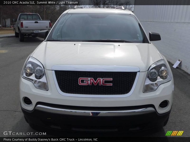 Summit White / Light Titanium 2010 GMC Acadia SLE
