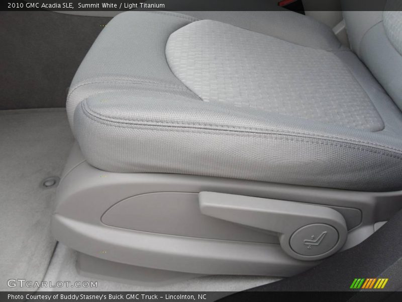 Summit White / Light Titanium 2010 GMC Acadia SLE