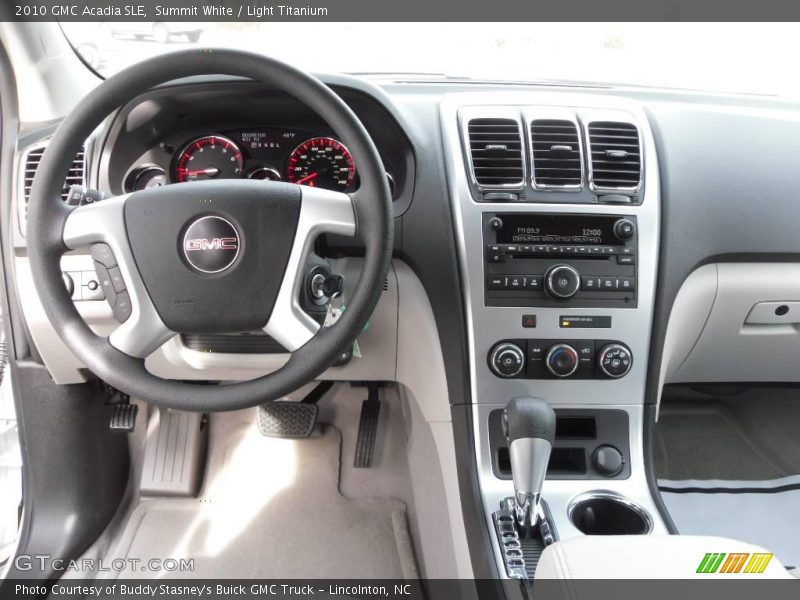 Summit White / Light Titanium 2010 GMC Acadia SLE