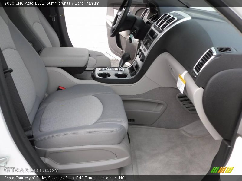 Summit White / Light Titanium 2010 GMC Acadia SLE