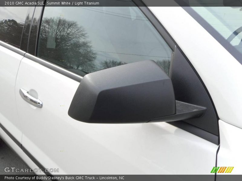 Summit White / Light Titanium 2010 GMC Acadia SLE