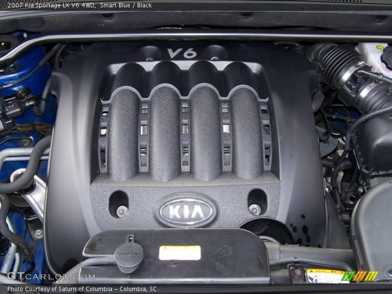 Smart Blue / Black 2007 Kia Sportage LX V6 4WD