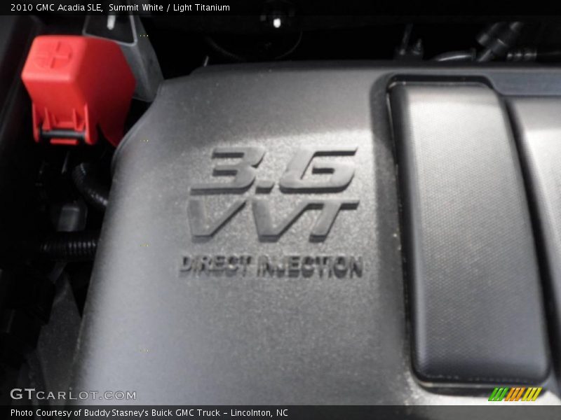 Summit White / Light Titanium 2010 GMC Acadia SLE