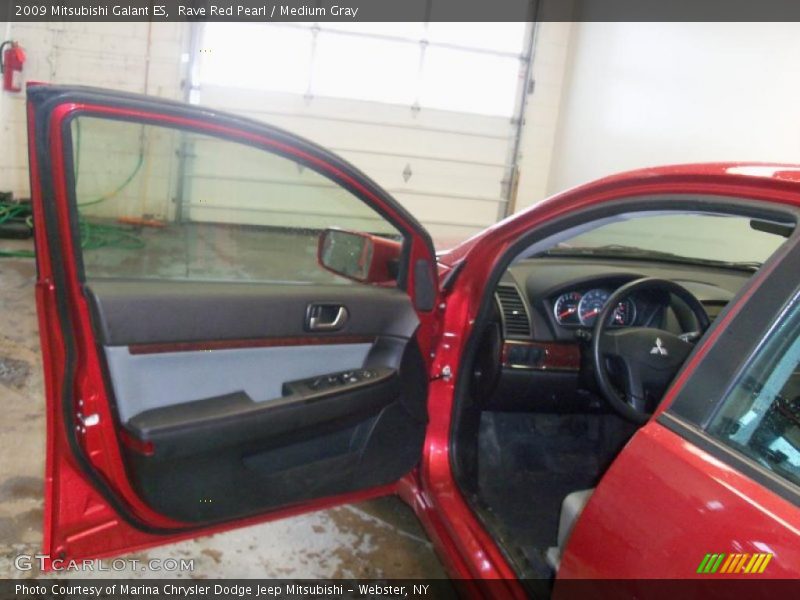 Rave Red Pearl / Medium Gray 2009 Mitsubishi Galant ES