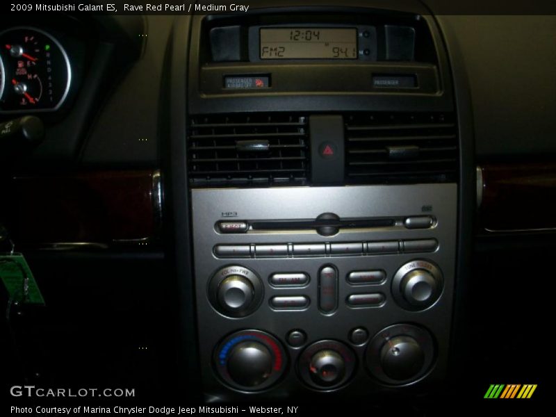 Rave Red Pearl / Medium Gray 2009 Mitsubishi Galant ES