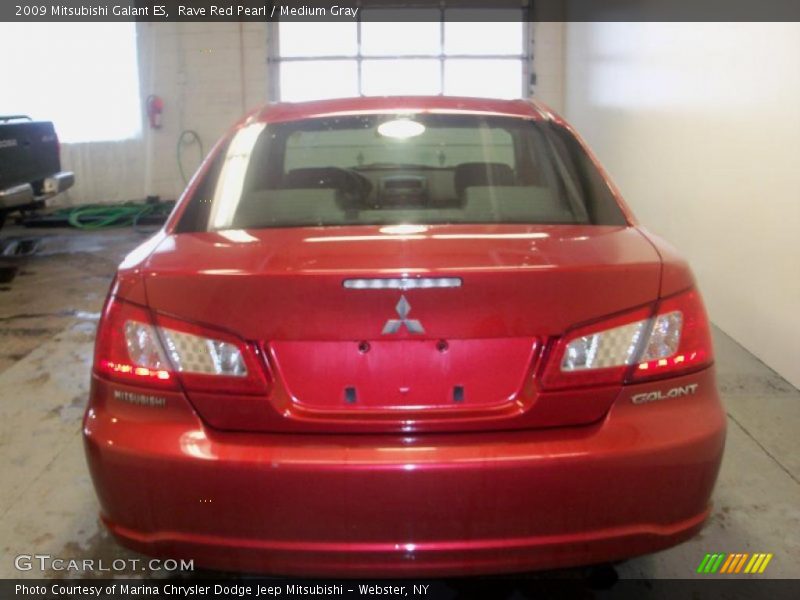 Rave Red Pearl / Medium Gray 2009 Mitsubishi Galant ES