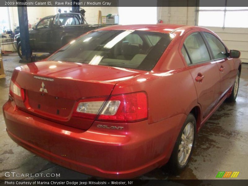 Rave Red Pearl / Medium Gray 2009 Mitsubishi Galant ES