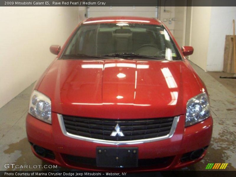 Rave Red Pearl / Medium Gray 2009 Mitsubishi Galant ES