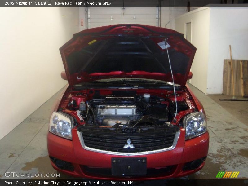 Rave Red Pearl / Medium Gray 2009 Mitsubishi Galant ES