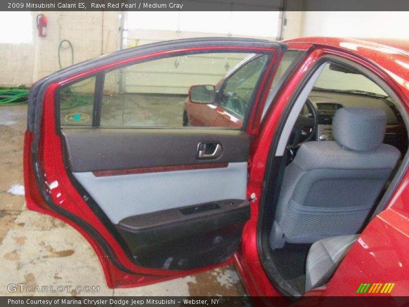 Rave Red Pearl / Medium Gray 2009 Mitsubishi Galant ES