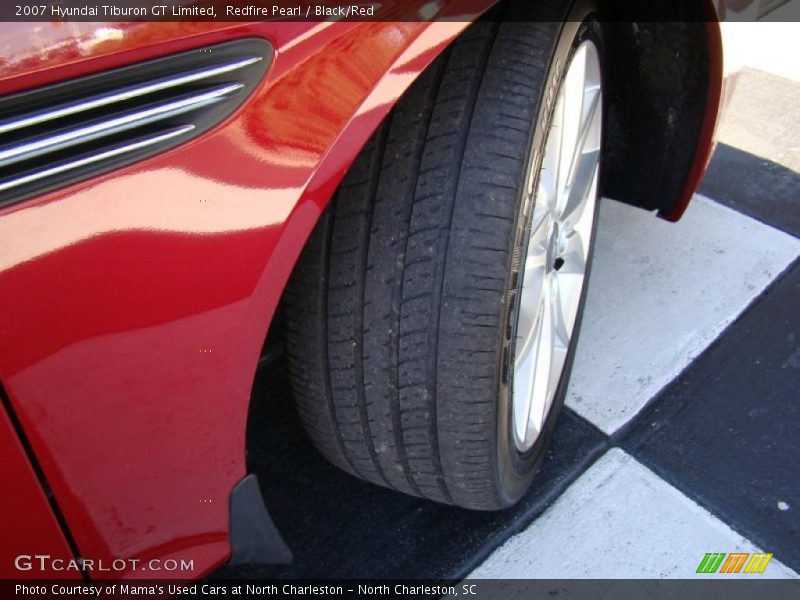 Redfire Pearl / Black/Red 2007 Hyundai Tiburon GT Limited