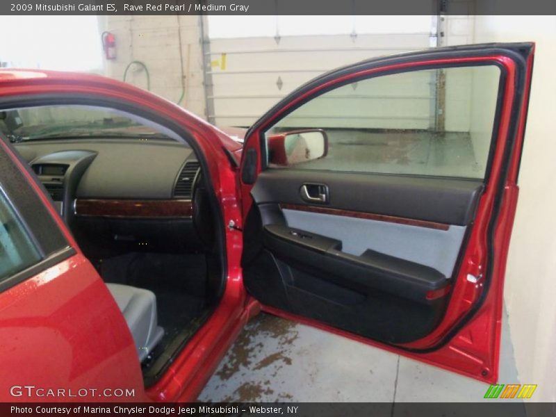 Rave Red Pearl / Medium Gray 2009 Mitsubishi Galant ES