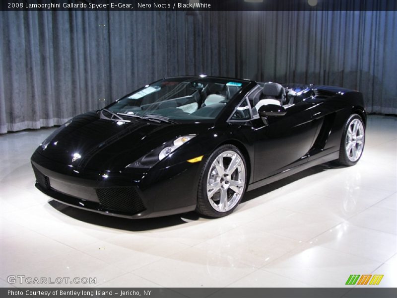 Nero Noctis / Black/White 2008 Lamborghini Gallardo Spyder E-Gear