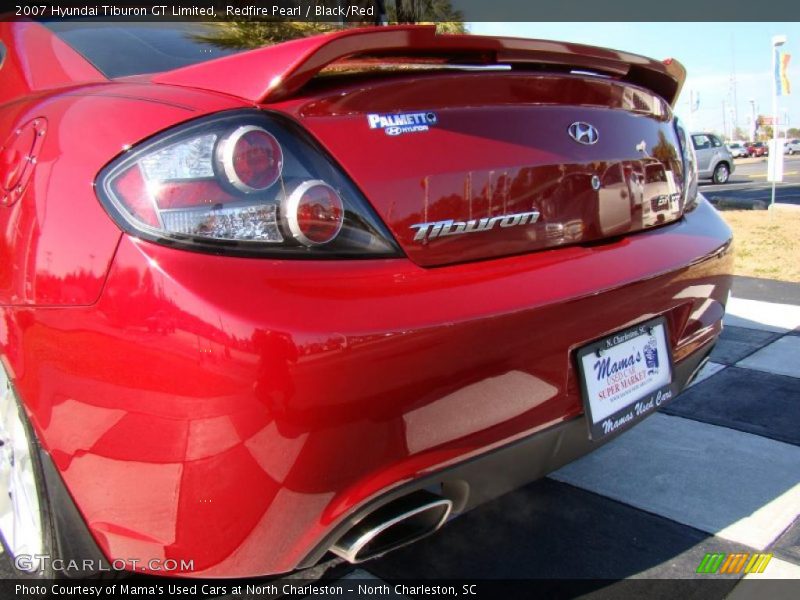 Redfire Pearl / Black/Red 2007 Hyundai Tiburon GT Limited