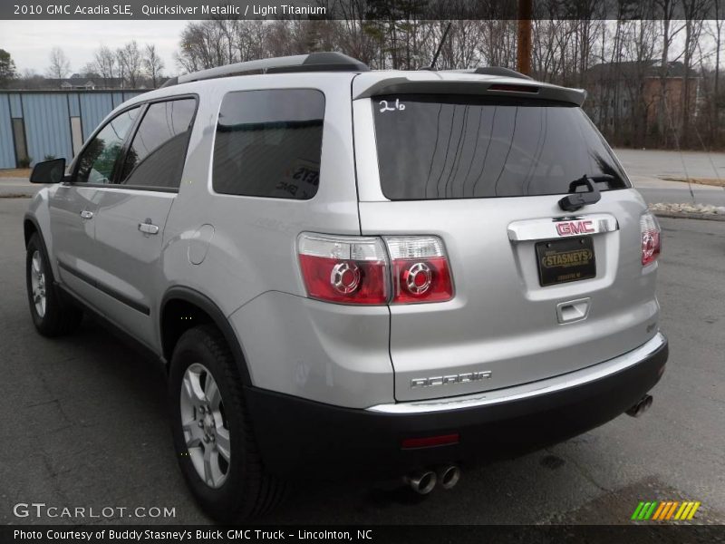 Quicksilver Metallic / Light Titanium 2010 GMC Acadia SLE