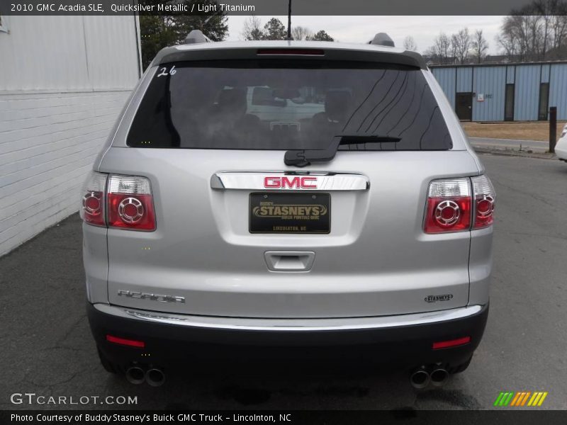 Quicksilver Metallic / Light Titanium 2010 GMC Acadia SLE