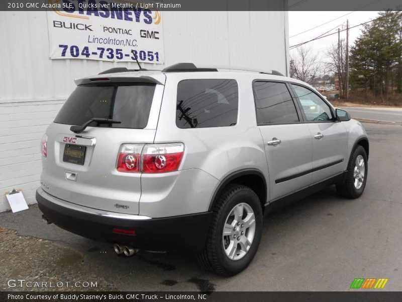 Quicksilver Metallic / Light Titanium 2010 GMC Acadia SLE