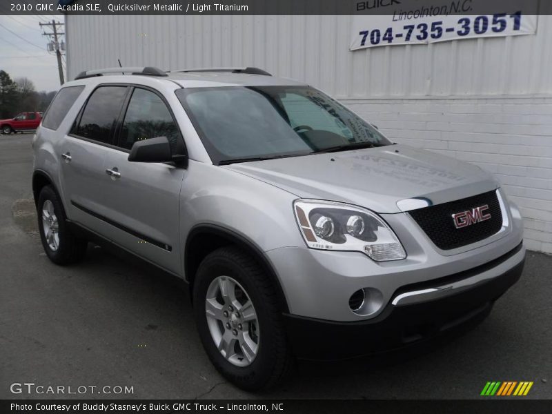 Quicksilver Metallic / Light Titanium 2010 GMC Acadia SLE