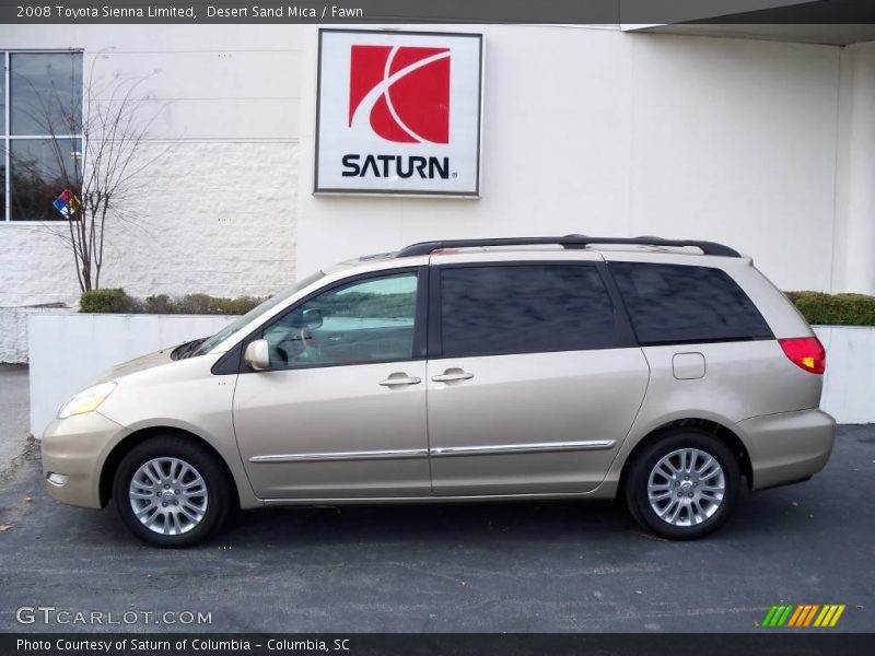 Desert Sand Mica / Fawn 2008 Toyota Sienna Limited