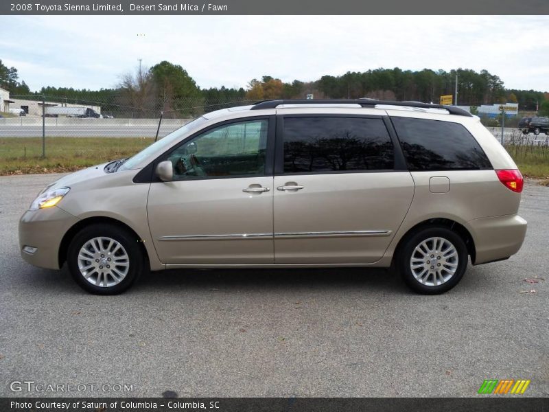 Desert Sand Mica / Fawn 2008 Toyota Sienna Limited