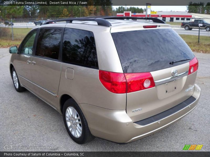Desert Sand Mica / Fawn 2008 Toyota Sienna Limited
