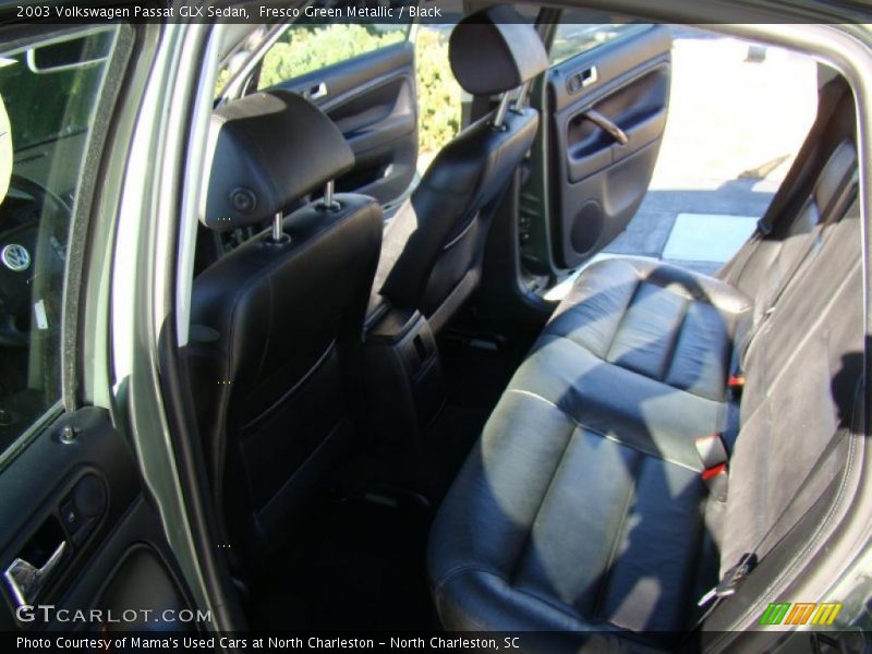Fresco Green Metallic / Black 2003 Volkswagen Passat GLX Sedan