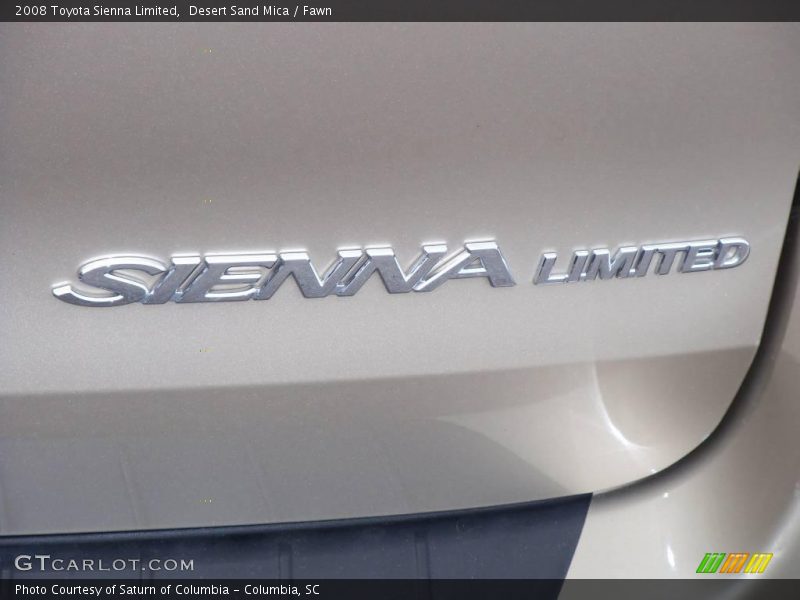 Desert Sand Mica / Fawn 2008 Toyota Sienna Limited