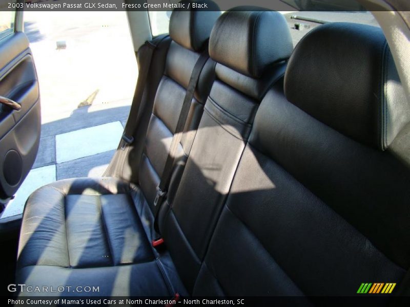 Fresco Green Metallic / Black 2003 Volkswagen Passat GLX Sedan