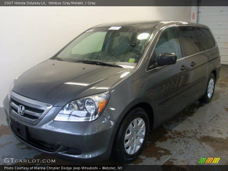 Nimbus Gray Metallic / Gray 2007 Honda Odyssey LX