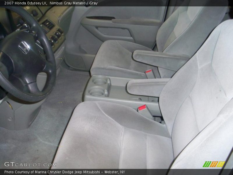 Nimbus Gray Metallic / Gray 2007 Honda Odyssey LX