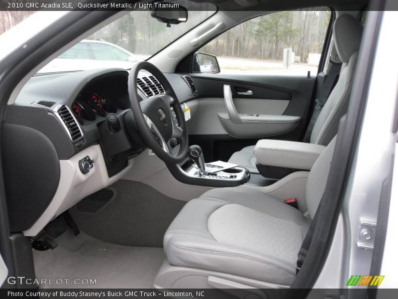 Quicksilver Metallic / Light Titanium 2010 GMC Acadia SLE
