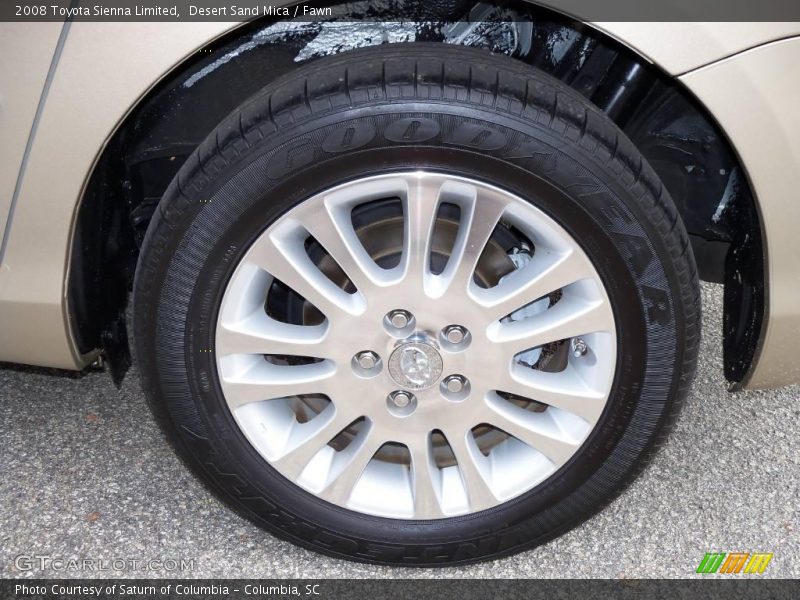 Desert Sand Mica / Fawn 2008 Toyota Sienna Limited
